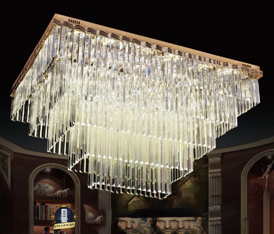 Đèn ốp trần pha lê 9879-1050