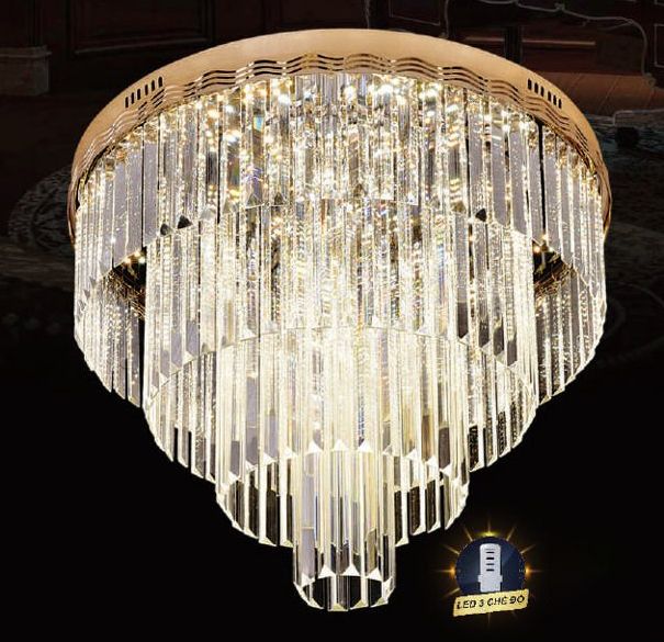 Đèn ốp trần pha lê 9879-600
