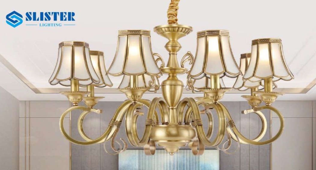Đèn chùm đồng D9003/8