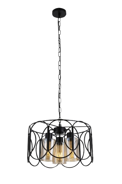 Đèn thả đơn DY4035/3BK