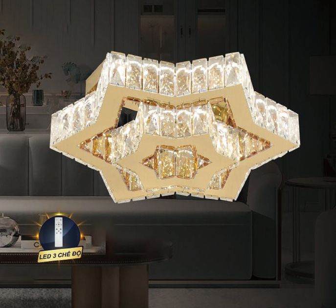 Đèn ốp trần pha lê E803/500