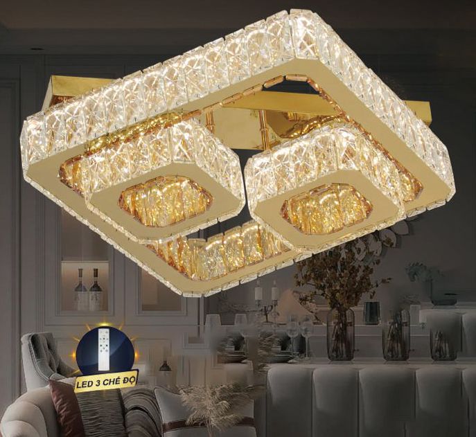 Đèn ốp trần pha lê E805/620