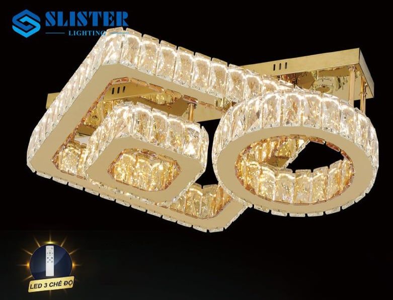 Đèn ốp trần pha lê E821/630