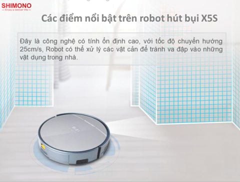  ROBOT HÚT BỤI SHIMONO X5S 