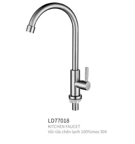  Vòi rửa chén lạnh LD77018 