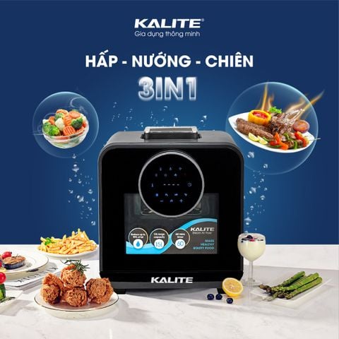  Nồi chiên không dầu kết hợp hấp Kalite STEAM STAR 15L 