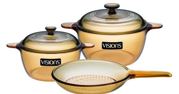 Bộ 3 Nồi Thủy Tinh Visions VS-350