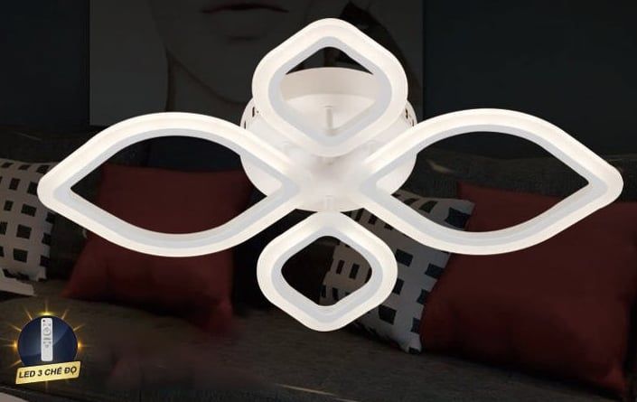 Đèn ốp trần led X132-2+2