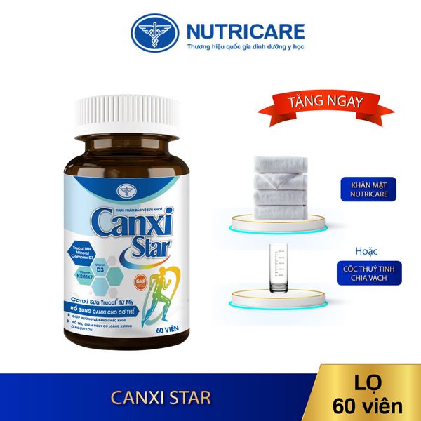  Lọ Canxi Star 60 viên 