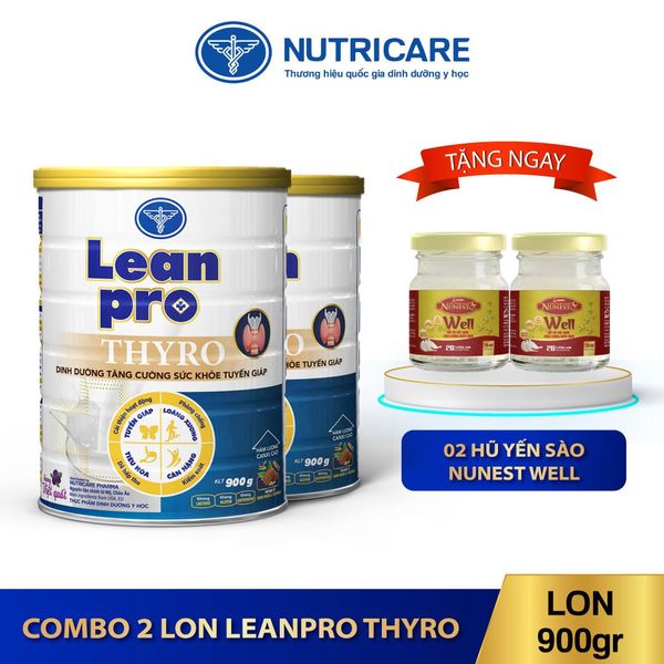  Combo 02 lon Leanpro Thyro 900g 