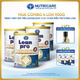  Combo 04 lon thực phẩm dinh dưỡng y học Leanpro Thyro 900g 