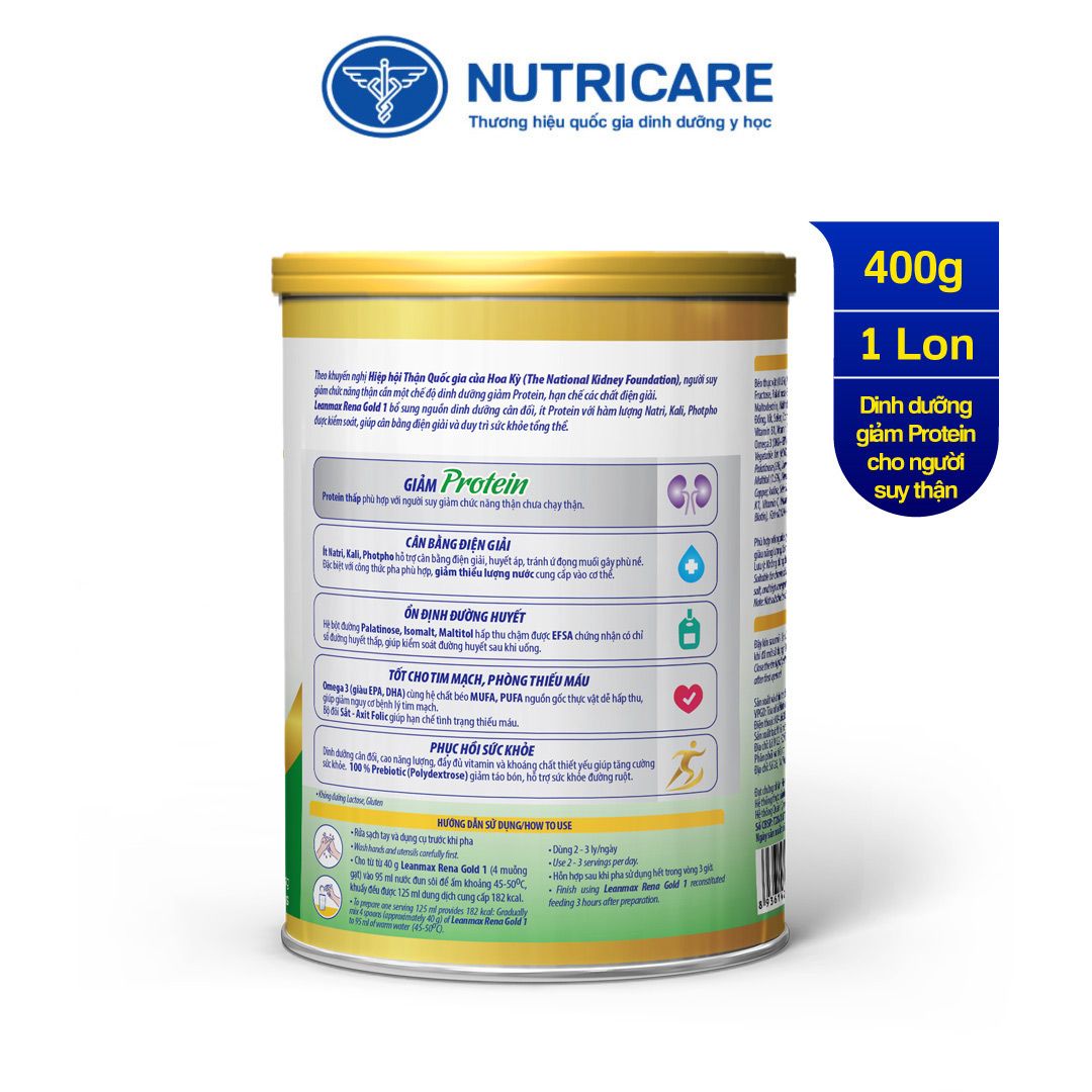  Thực phẩm bổ sung Leanmax Rena Gold 1 400g 