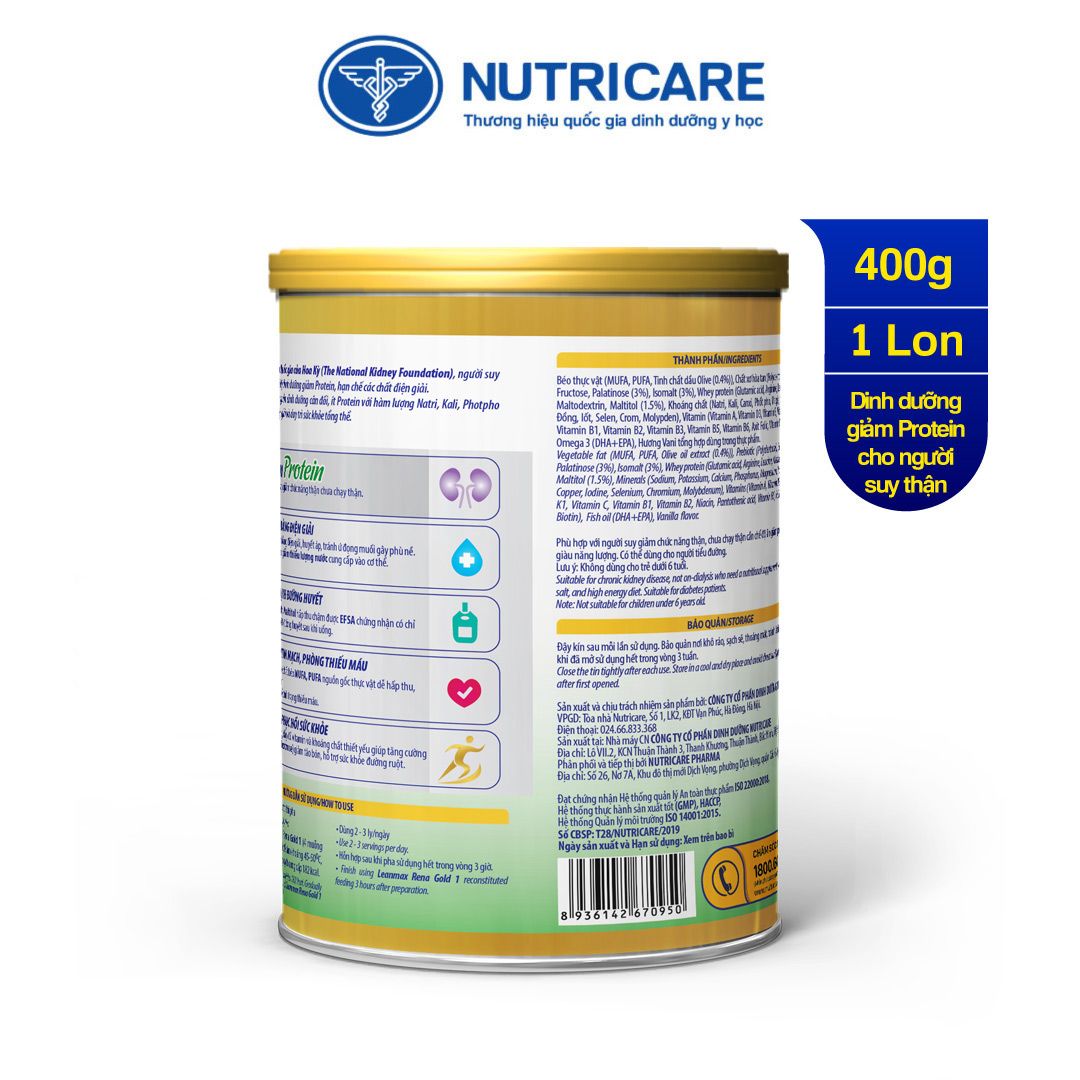  Thực phẩm bổ sung Leanmax Rena Gold 1 400g 