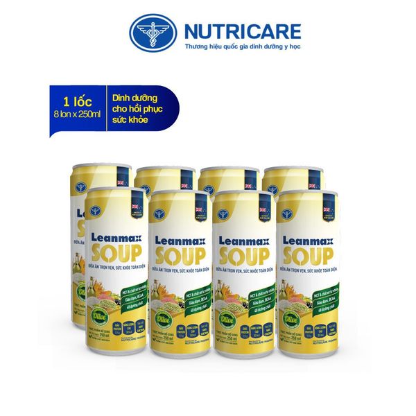 Lốc Leanmax Soup (8 lon x 250ml) 
