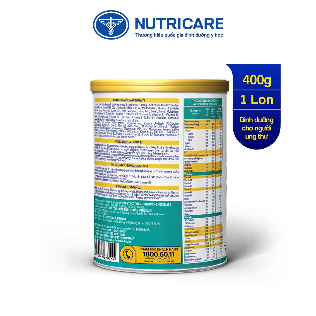  Thực phẩm dinh dưỡng y học Leanpro Hope 400g 