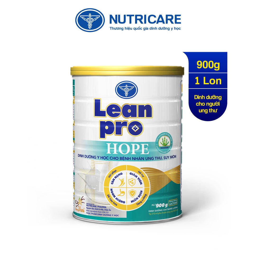  Combo 02 lon thực phẩm dinh dưỡng y học Leanpro Hope 900g 