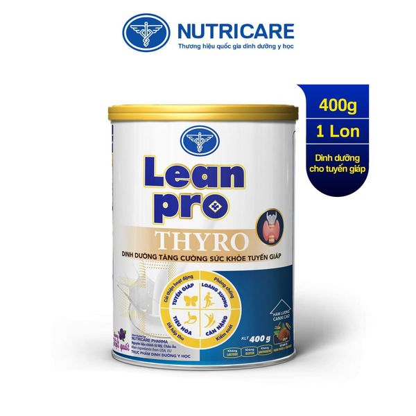  Thực phẩm dinh dưỡng y học Leanpro Thyro 400g 