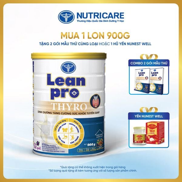  Thực phẩm dinh dưỡng y học Leanpro Thyro 900g 