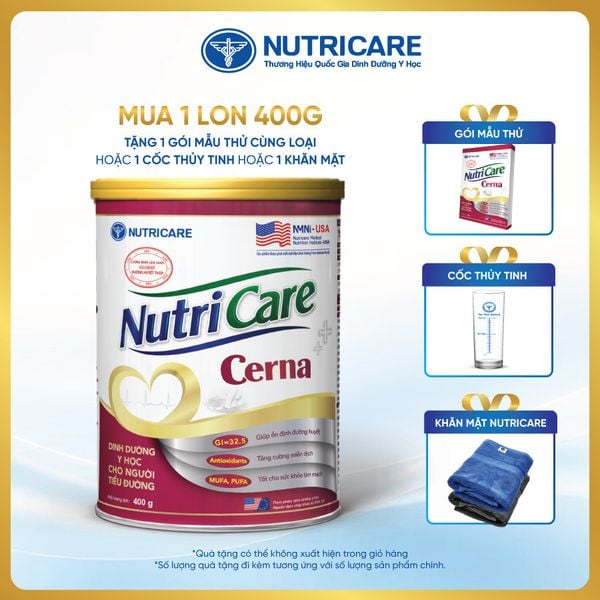  Thực phẩm dinh dưỡng y học Nutricare Cerna 400g 