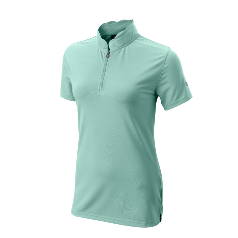  [M] Áo golf nữ Wilson Scalloped Collar Polo - Green - Size M 