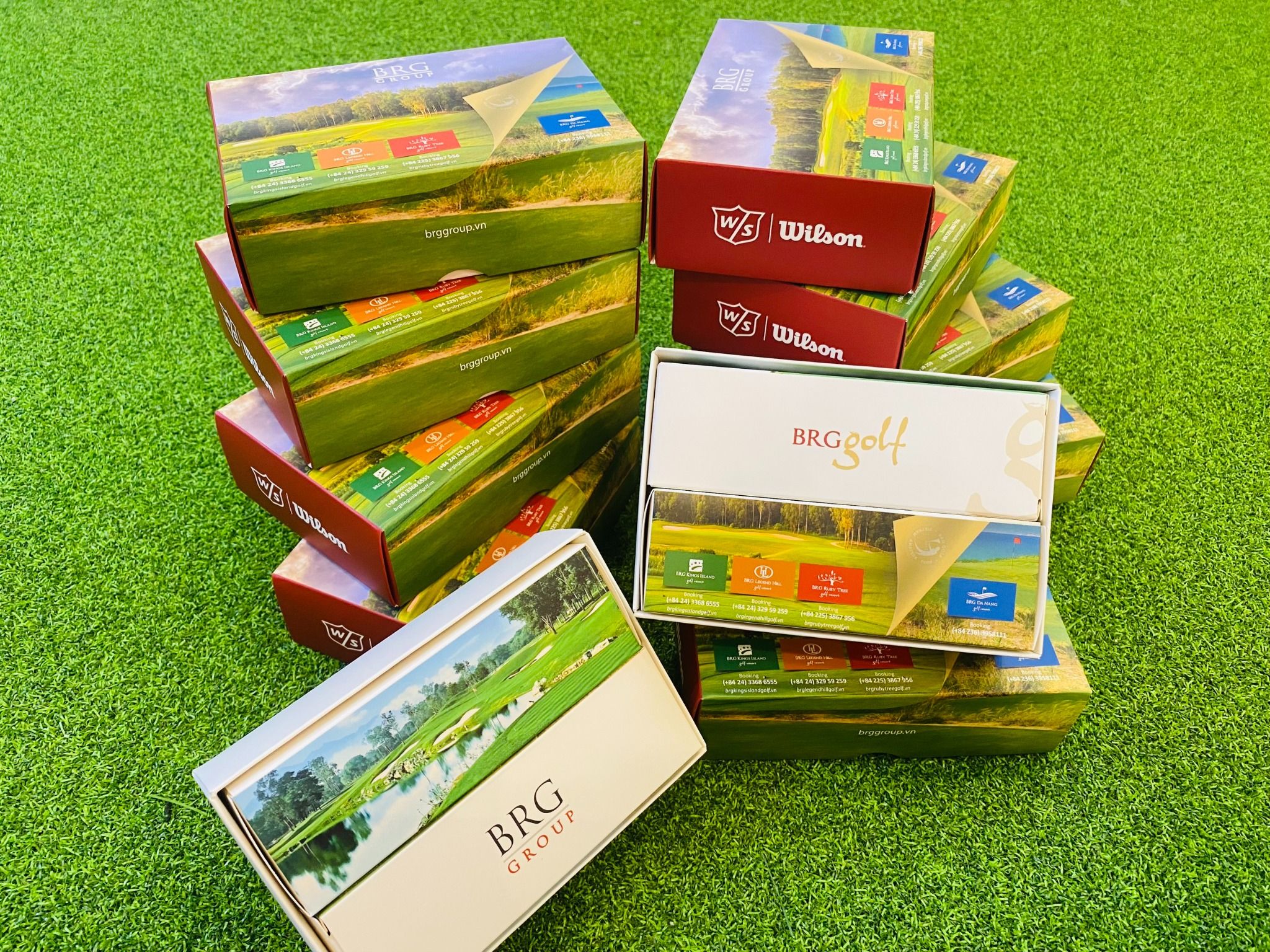  Hộp quà tặng golf Customize  Packing with Brand Logo 