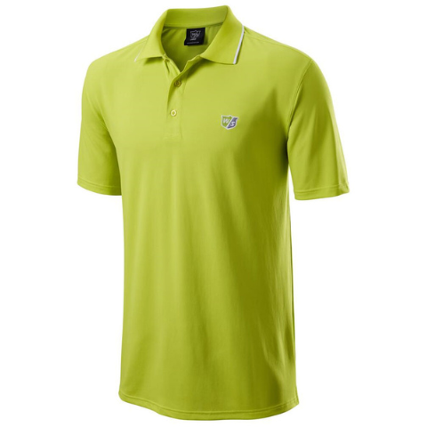  [M] Áo golf Wilson Men 's Classic Polo - Lime - Size M 