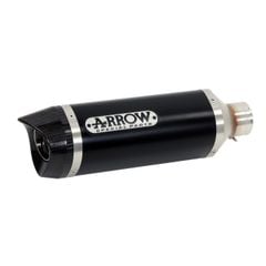 Lon pô Arrow Thunder đen nắp carbon - mọi loại xe (call)