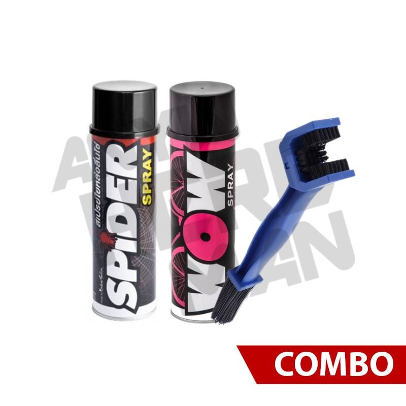 Combo bộ dưỡng sên Spider vệ sinh sên Wow từ Lube 71