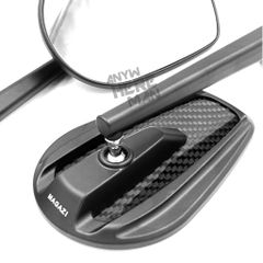 Gương chiếu hậu MAGAZI Oval Carbon Fiber (Trung Quốc)