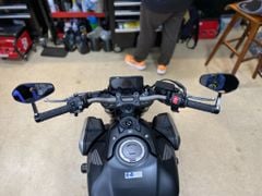 Gương gù kiểu KTM Powerpart Kemi Moto đa giác 127mm