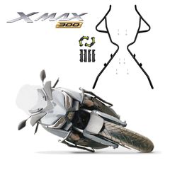 Chống đổ khung cho Yamaha Xmax 300 -2022