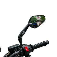 Gương chiếu hậu chân kính Kemi moto (có khớp gập gọn)