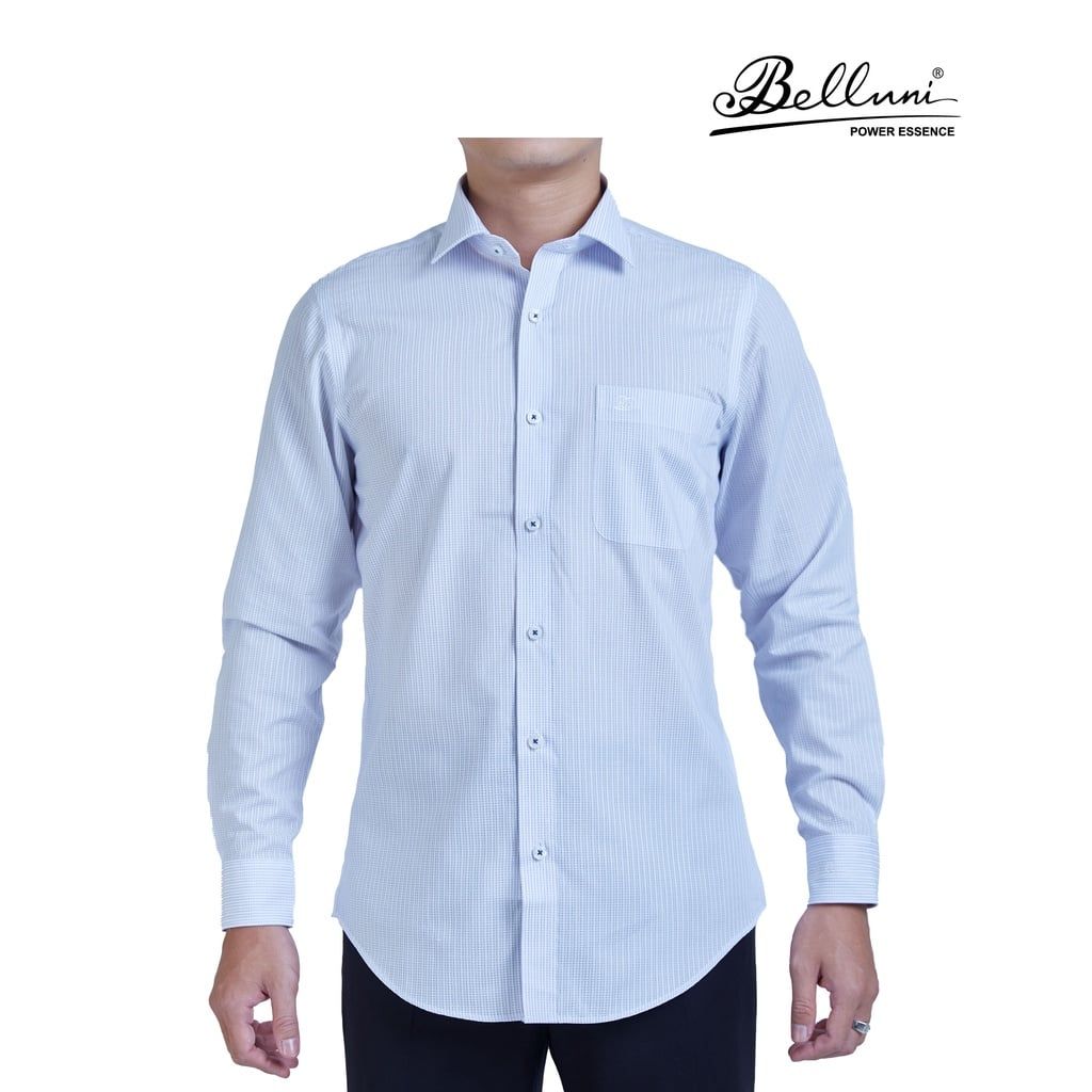  Áo sơ mi nam dài tay cao cấp BELLUNI vải sợi chuối - ABD.BAN.BE 173 
