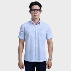  Áo Sơ mi nam ngắn tay cao cấp BELLUNI vải sợi lá - ABN.LP.BE 306 