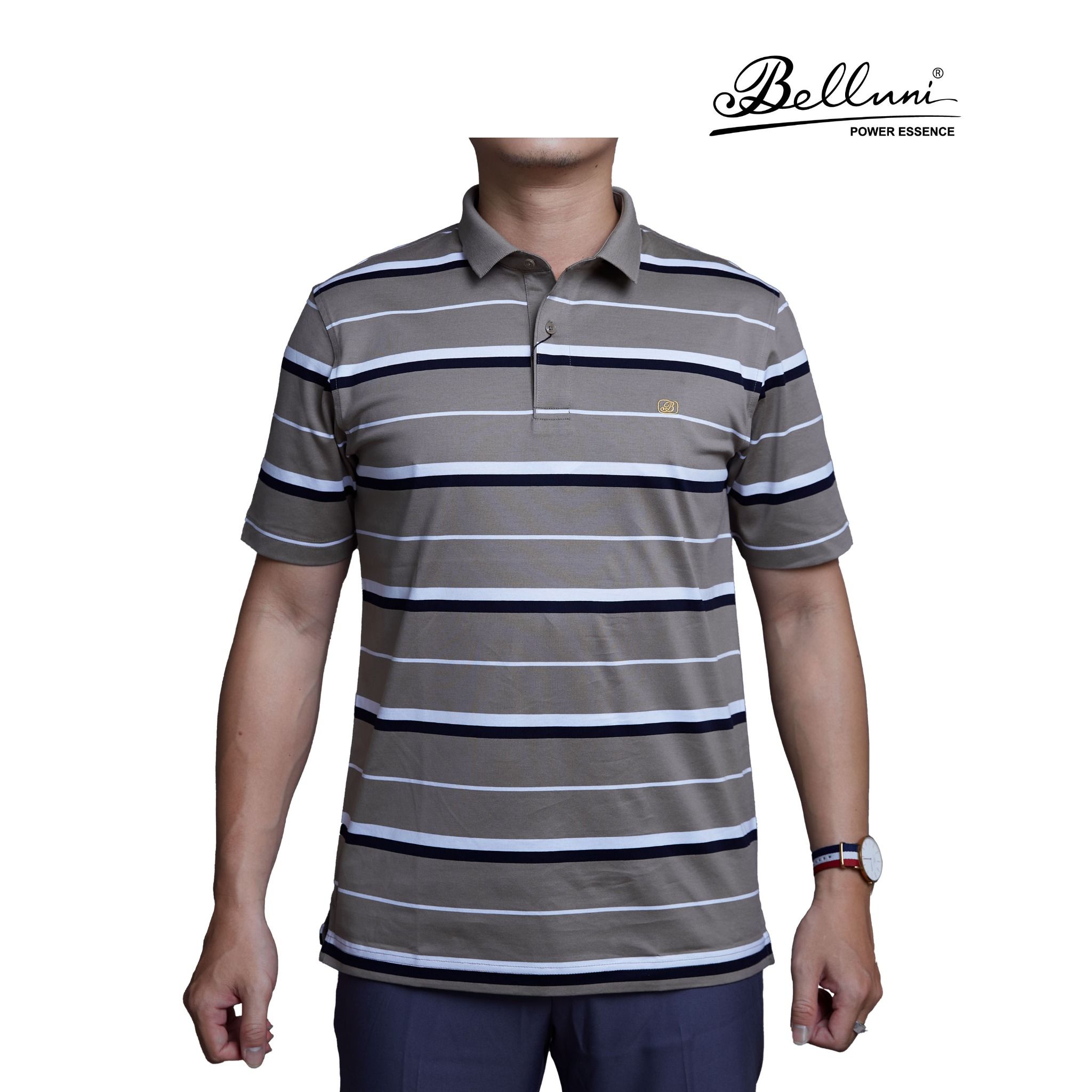  Áo thun nam Polo BELLUNI chất liệu cotton cao cấp - AT.CM.BE 67 W5 