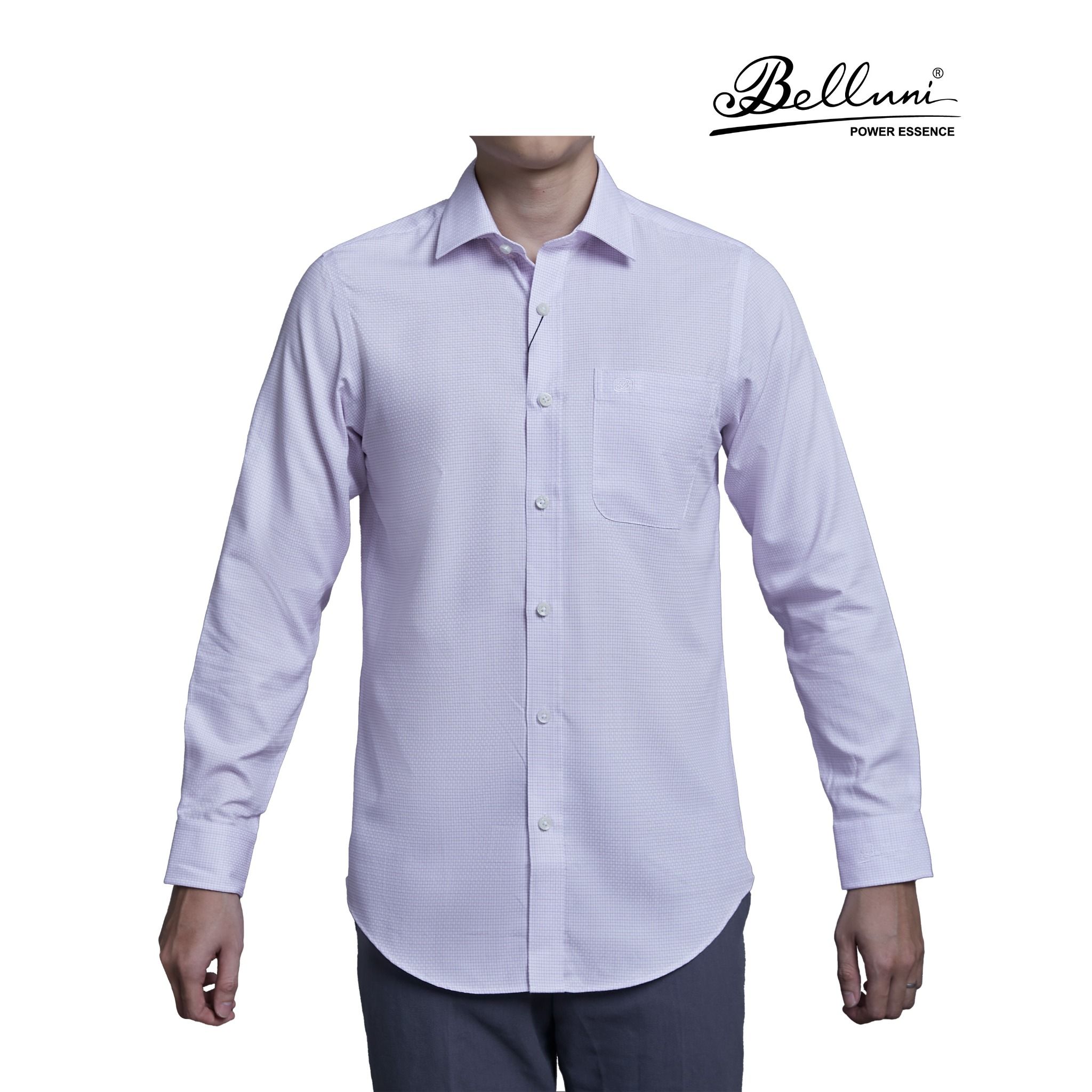  Áo sơ mi nam dài tay cao cấp BELLUNI vải sợi chuối - ABD.BAN.BE 179 B4 