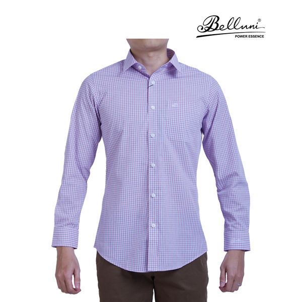  Áo sơ mi nam dài tay cao cấp BELLUNI vải sợi chuối - ABD.BAN.BE 181 W 
