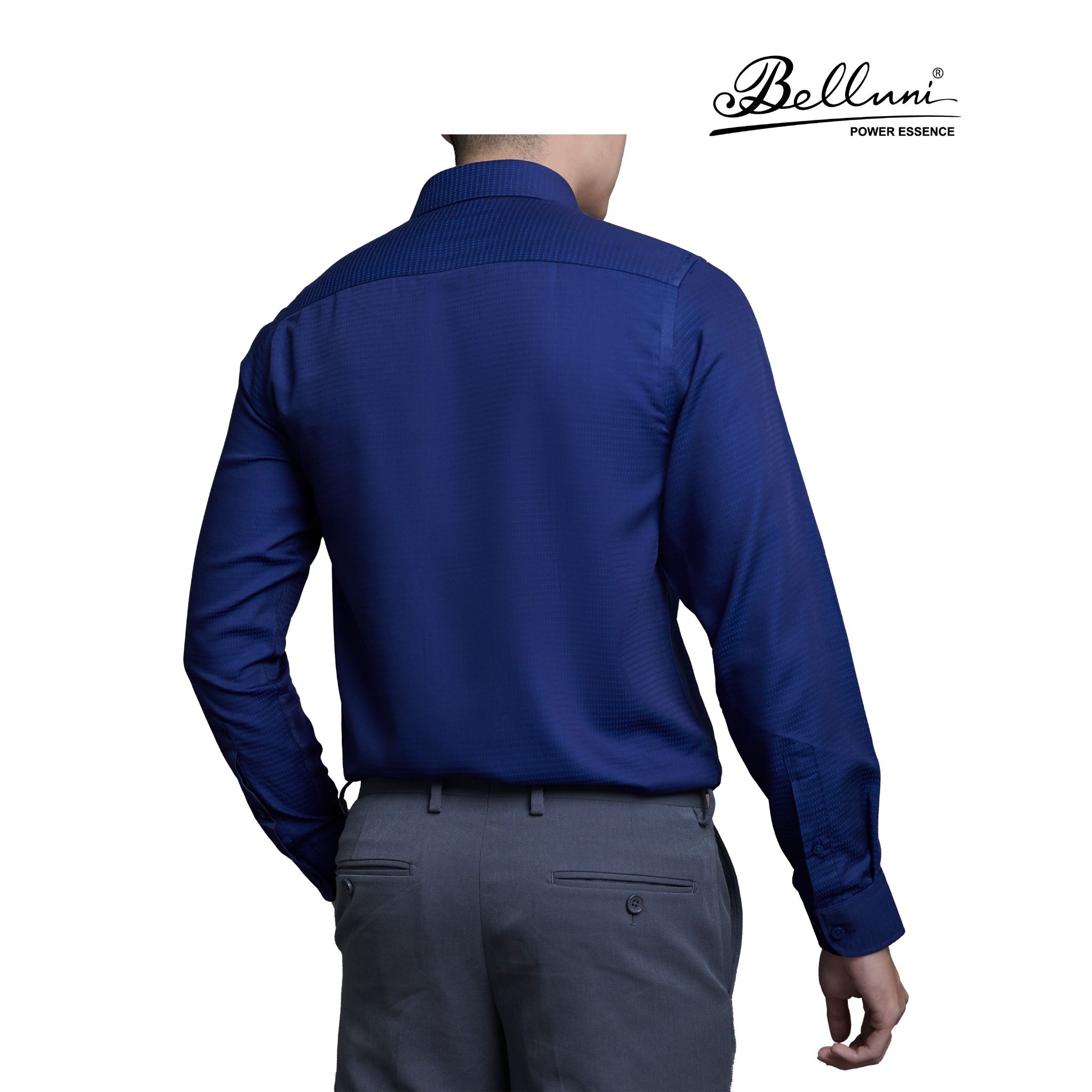  Áo sơ mi nam dài tay cao cấp BELLUNI vải sợi chuối - ABD.BAN.BE 183 B1 