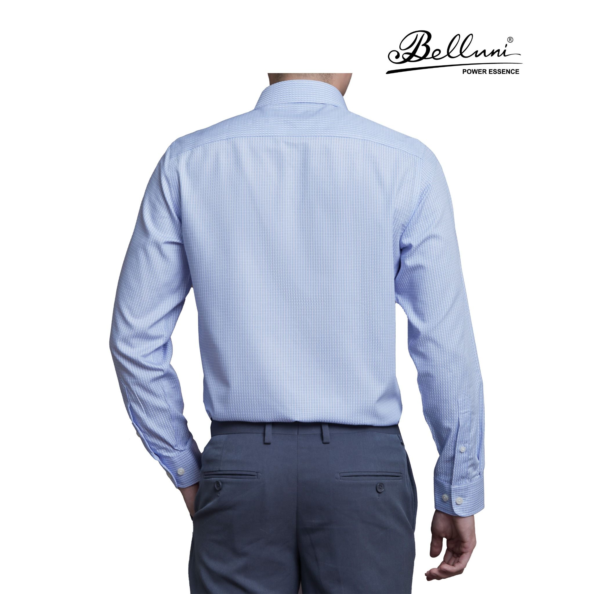  Áo sơ mi nam dài tay cao cấp BELLUNI vải sợi tre - ABD.BP.BE 184 B3 