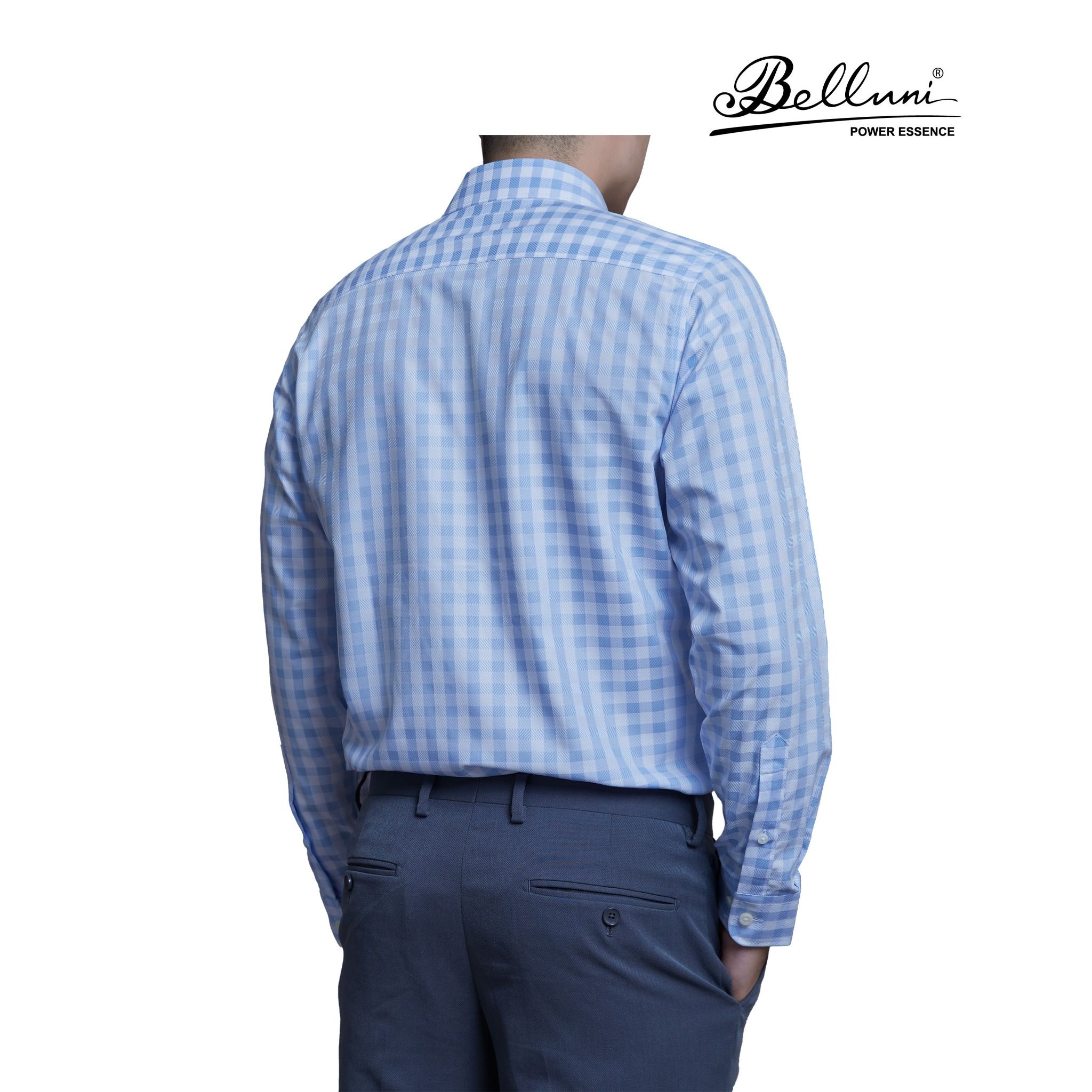  Áo sơ mi nam dài tay cao cấp BELLUNI vải sợi tre - ABD.BP.BE 184 B5 