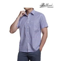  Áo sơ mi nam ngắn tay cao cấp BELLUNI vải sợi chuối - ABN.BAN.BE 237 B4 