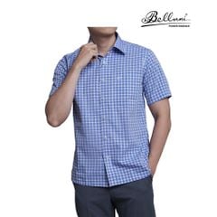  Áo sơ mi nam ngắn tay cao cấp BELLUNI vải sợi chuối - ABN.BAN.BE 237 B6 