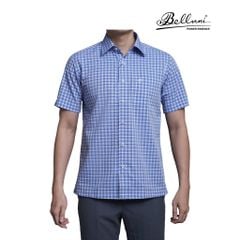  Áo sơ mi nam ngắn tay cao cấp BELLUNI vải sợi chuối - ABN.BAN.BE 237 B6 