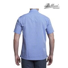  Áo sơ mi nam ngắn tay cao cấp BELLUNI vải sợi chuối - ABN.BAN.BE 237 B6 