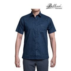  Áo sơ mi nam ngắn tay cotton cao cấp BELLUNI - ANL.CM.BE 4 B 