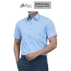  Áo sơ mi nam ngắn tay cao cấp BELLUNI vải sợi tre - ABN.BPS.BE 263 B 