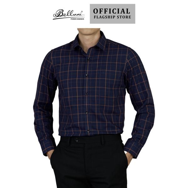  Áo sơ mi nam tay dài cao cấp BELLUNI vải sợi tre - ABD.BP.BE 192 B1 