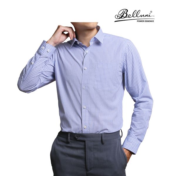  Áo sơ mi nam dài tay cao cấp BELLUNI vải sợi chuối - ABD.BAN.BE 180 B1 