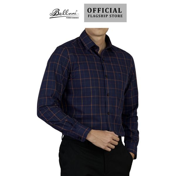  Áo sơ mi nam tay dài cao cấp BELLUNI vải sợi tre - ABD.BP.BE 192 B1 