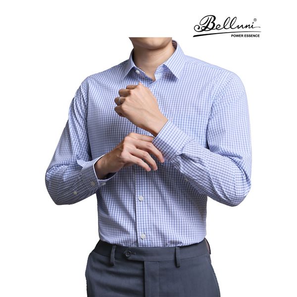  Áo sơ mi nam dài tay cao cấp BELLUNI vải sợi chuối - ABD.BAN.BE 180 B1 